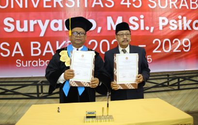 Civitas Akademika Sampaikan Ucapan Selamat atas Pelantikan Rektor Universitas 45 Surabaya