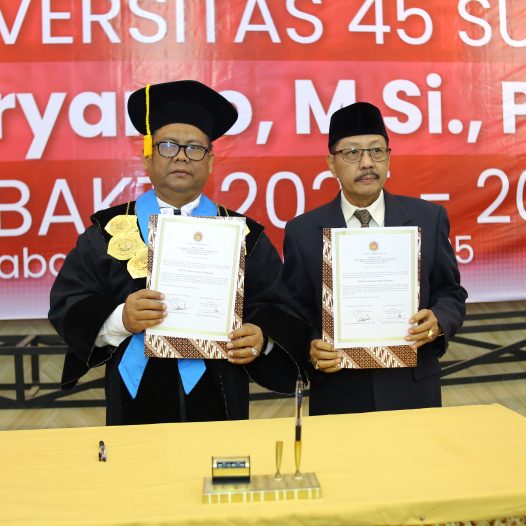 Civitas Akademika Sampaikan Ucapan Selamat atas Pelantikan Rektor Universitas 45 Surabaya