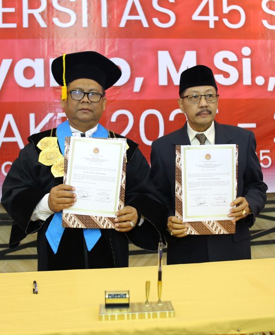 Civitas Akademika Sampaikan Ucapan Selamat atas Pelantikan Rektor Universitas 45 Surabaya