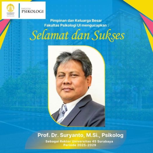 Institusi Akademik dan Komunitas Keilmuan Sampaikan Ucapan Selamat atas Pelantikan Rektor Universitas 45 Surabaya