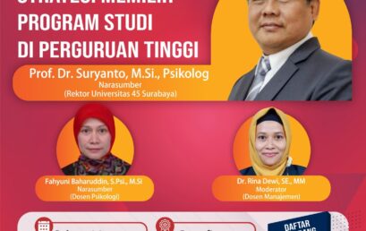 WEBINAR : Strategi Memilih Program Studi di Perguruan Tinggi