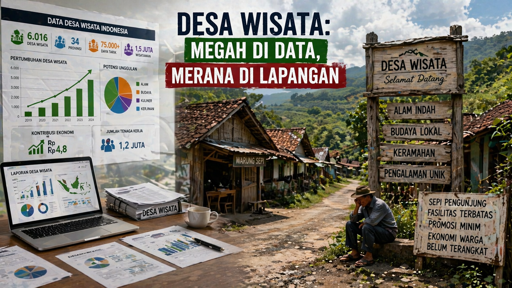 Karya Ilmiah Dosen di Media “Desa Wisata: Megah di Data, Merana di Lapangan”