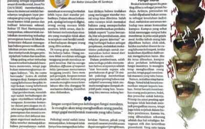 Karya Ilmiah Dosen di Media “Batas Etik Kampus”