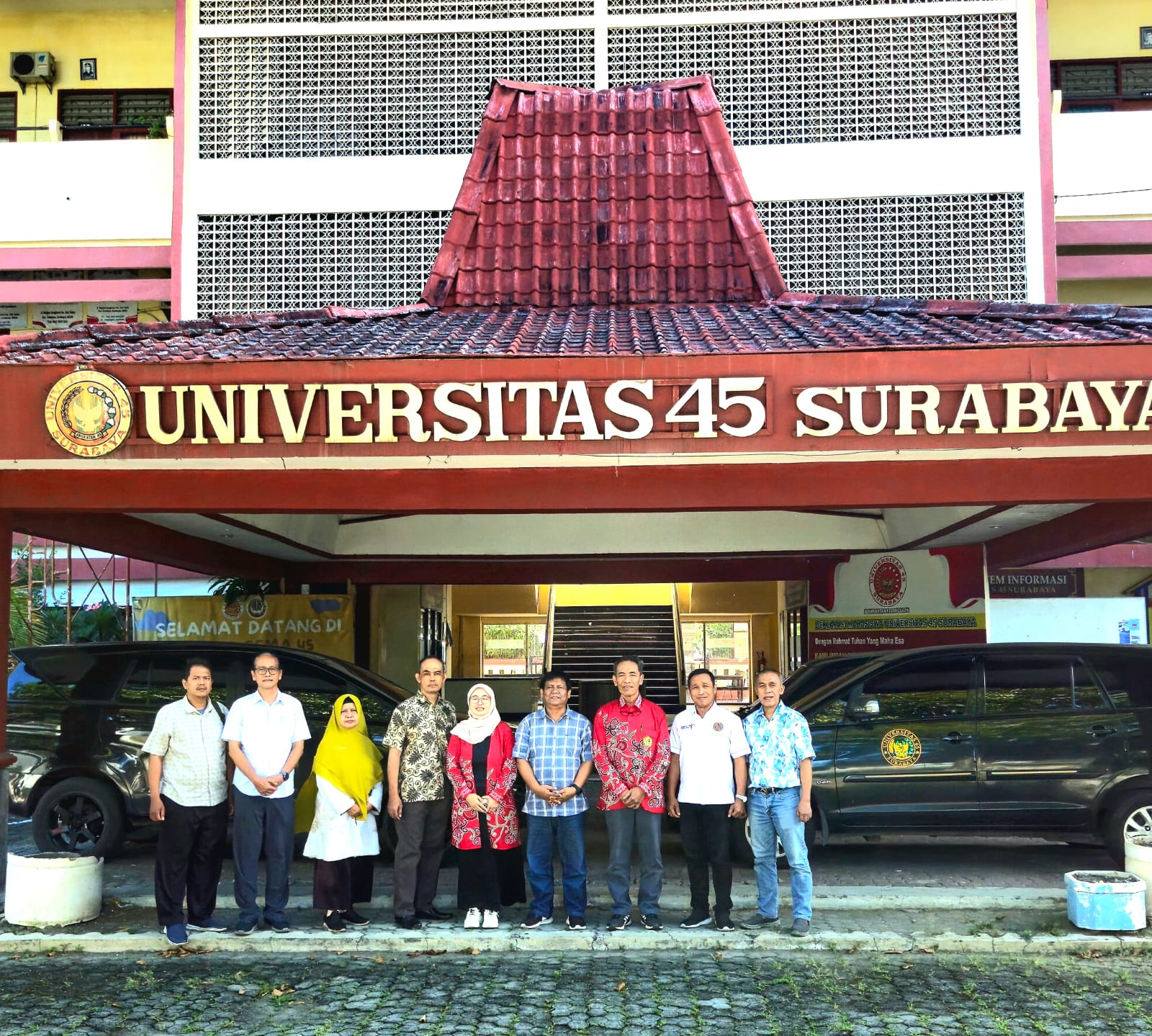 Kunjungan Wakil Rektor I dan Ketua LPM Universitas 17 Agustus 1945 Samarinda