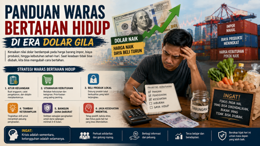 Karya Ilmiah Dosen di Media “Panduan Waras Bertahan Hidup di Era Dolar Gila”