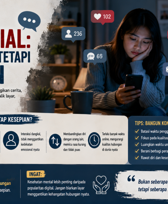 Karya Ilmiah Dosen di Media “Paradoks Media Sosial: Sering Posting, tetapi Kesepian”