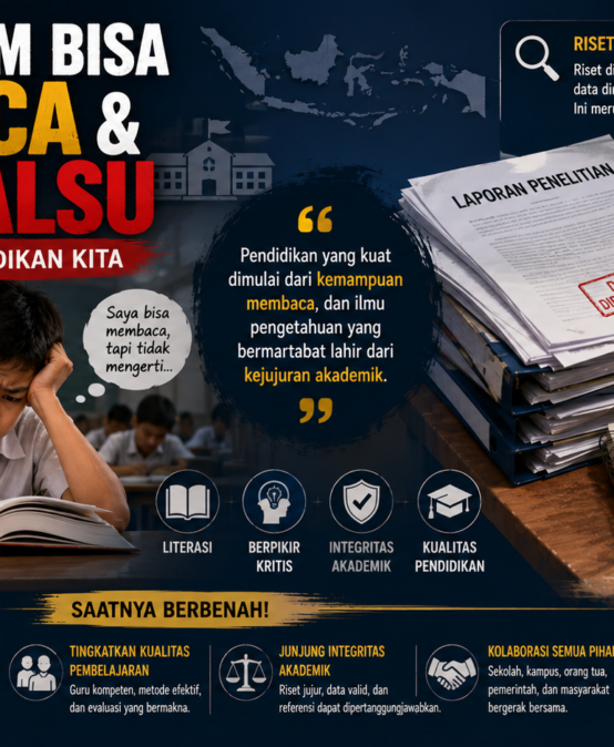 Karya Ilmiah Dosen di Media “Siswa Belum Bisa Membaca dan Riset Palsu: Potret Sakitnya Pendidikan Kita”