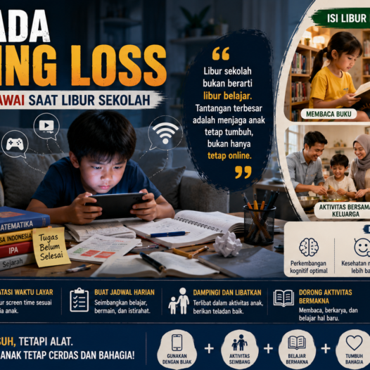 Karya Ilmiah Dosen di Media “Waspada Learning Loss: Fenomena Candu Gawai Saat Libur Sekolah”