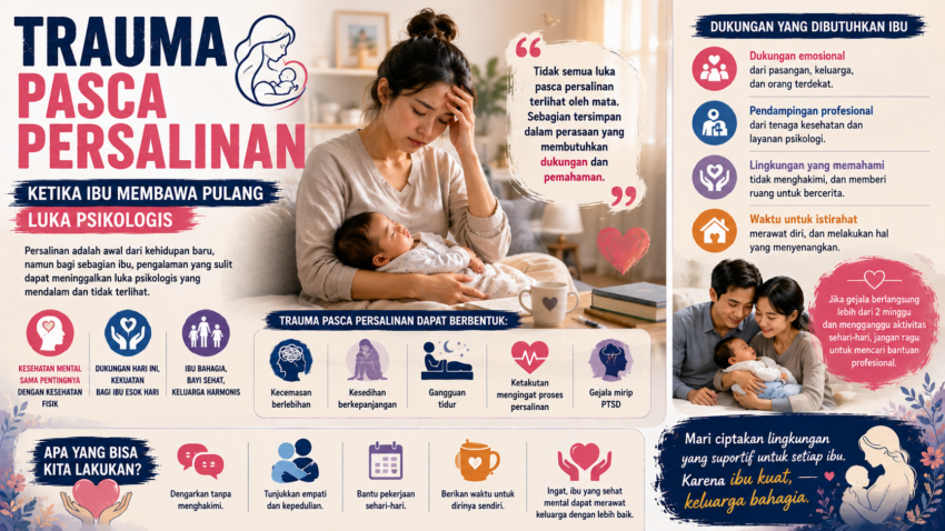 Karya Ilmiah Dosen di Media “Trauma Pasca Persalinan: Ketika Ibu Membawa Pulang Luka Psikologis” Karya Ilmiah Dosen di Media “Trauma Pasca Persalinan: Ketika Ibu Membawa Pulang Luka Psikologis”