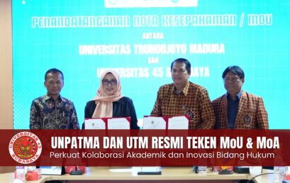 UNPATMA dan UTM Teken MoU dan MoA, Perkuat Kolaborasi Akademik dan Inovasi Bidang Hukum
