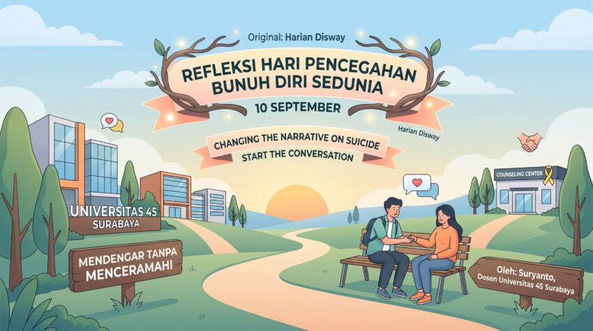 Karya Dosen di Media “Refleksi Hari Pencegahan Bunuh Diri Sedunia: Pentingnya Kepedulian Kampus untuk Mendengar Tanpa Menceramahi” Karya Dosen di Media “Refleksi Hari Pencegahan Bunuh Diri Sedunia: Pentingnya Kepedulian Kampus untuk Mendengar Tanpa Menceramahi”